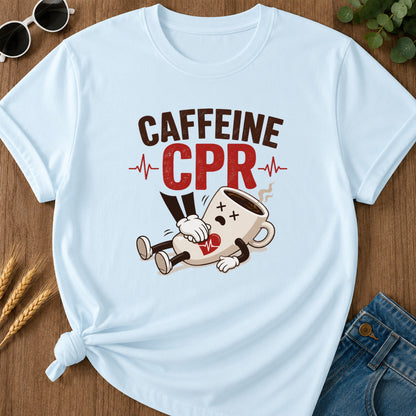 Caffeine Cpr T-Shirt - Chambray