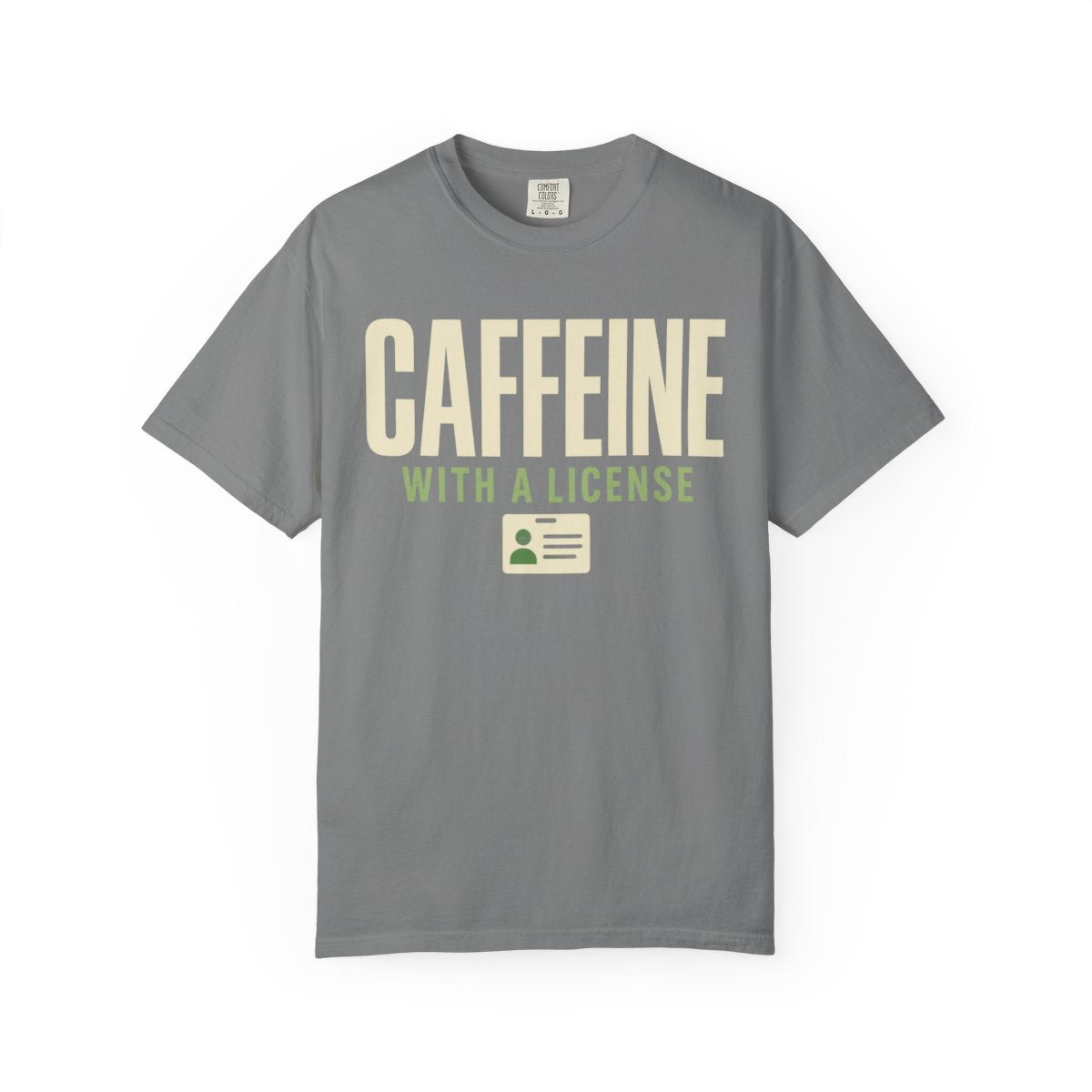 Caffeine License T-Shirt - restored gallery front