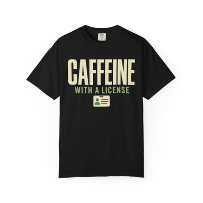 Caffeine License T-Shirt - restored gallery front