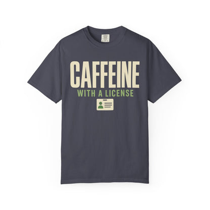 Caffeine License T-Shirt - restored gallery front