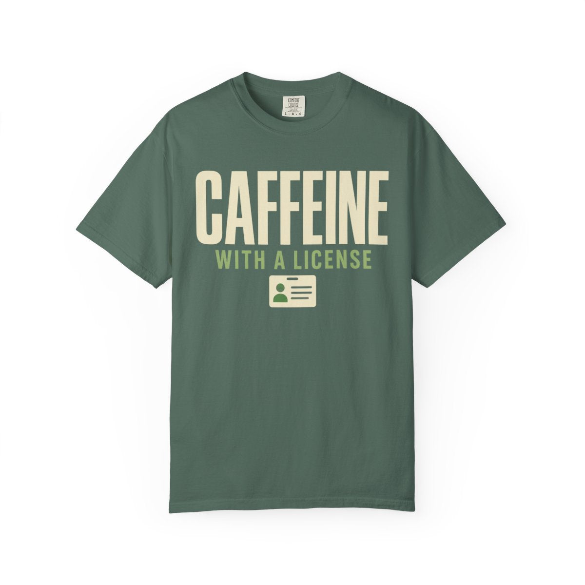 Caffeine License T-Shirt - restored gallery front