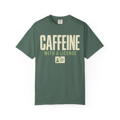 Caffeine License T-Shirt - restored gallery front