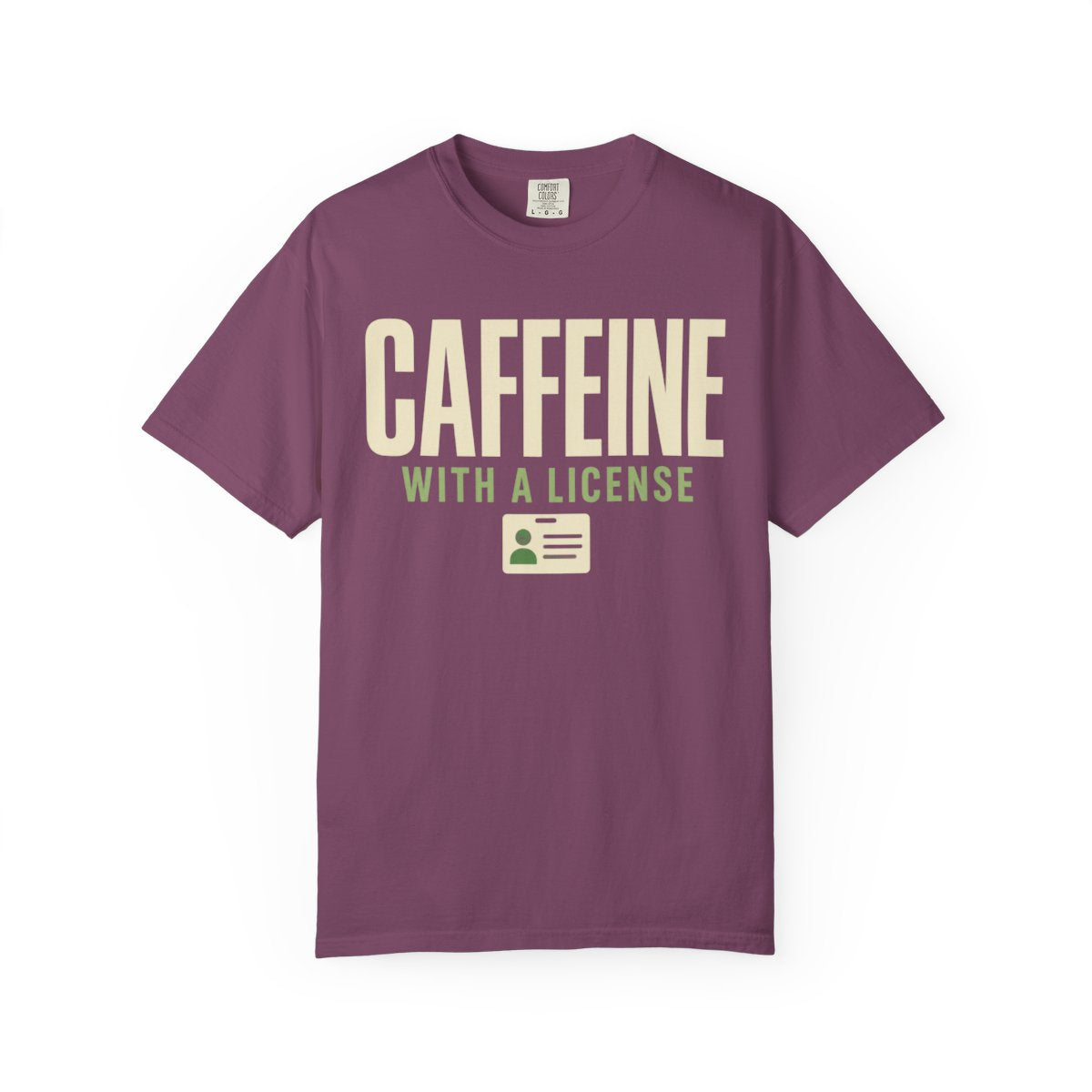 Caffeine License T-Shirt - restored gallery front