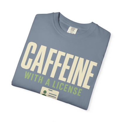 Caffeine License T-Shirt - restored gallery folded