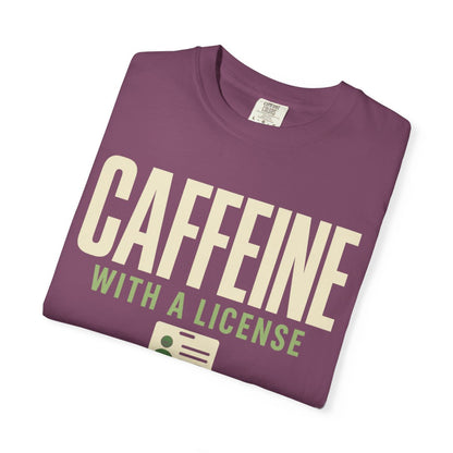 Caffeine License T-Shirt - restored gallery folded