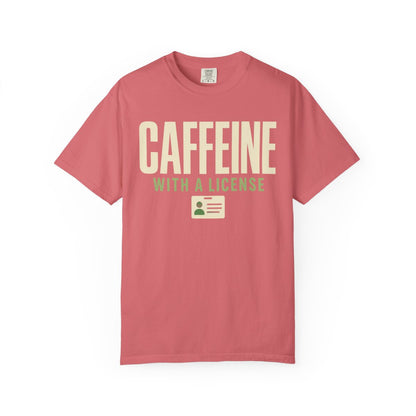 Caffeine License T-Shirt - restored gallery front