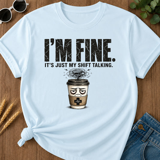 Caffeine T-Shirt - Chambray