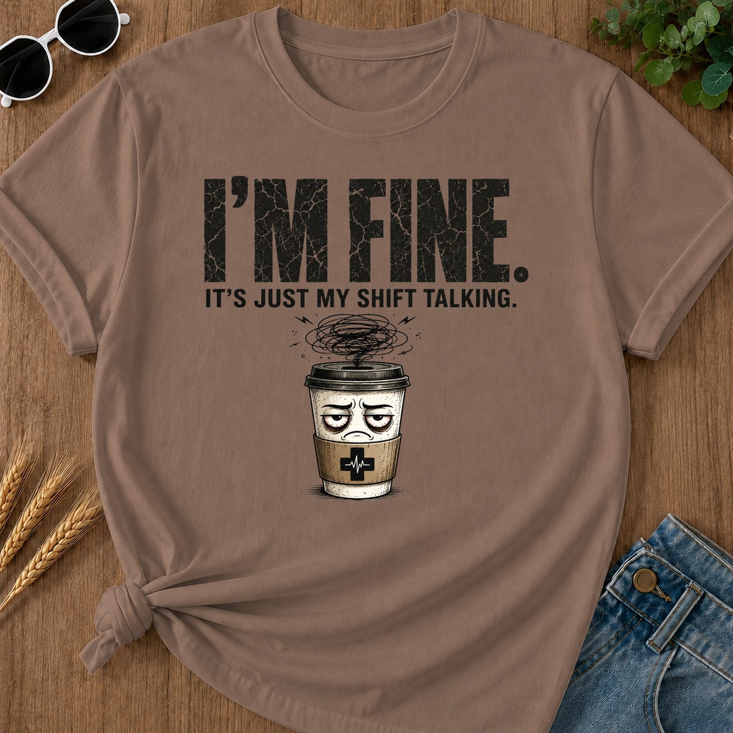Caffeine T-Shirt - Espresso