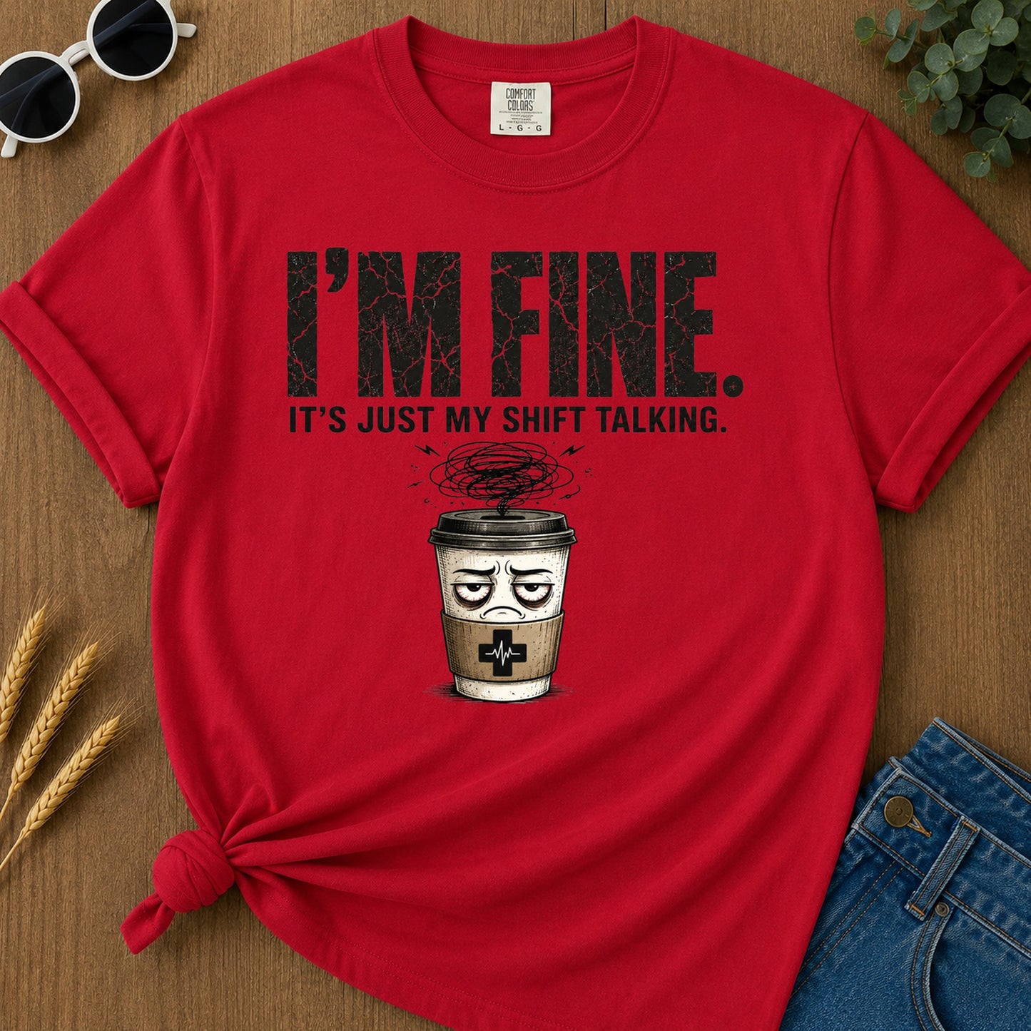 Caffeine T-Shirt - Red