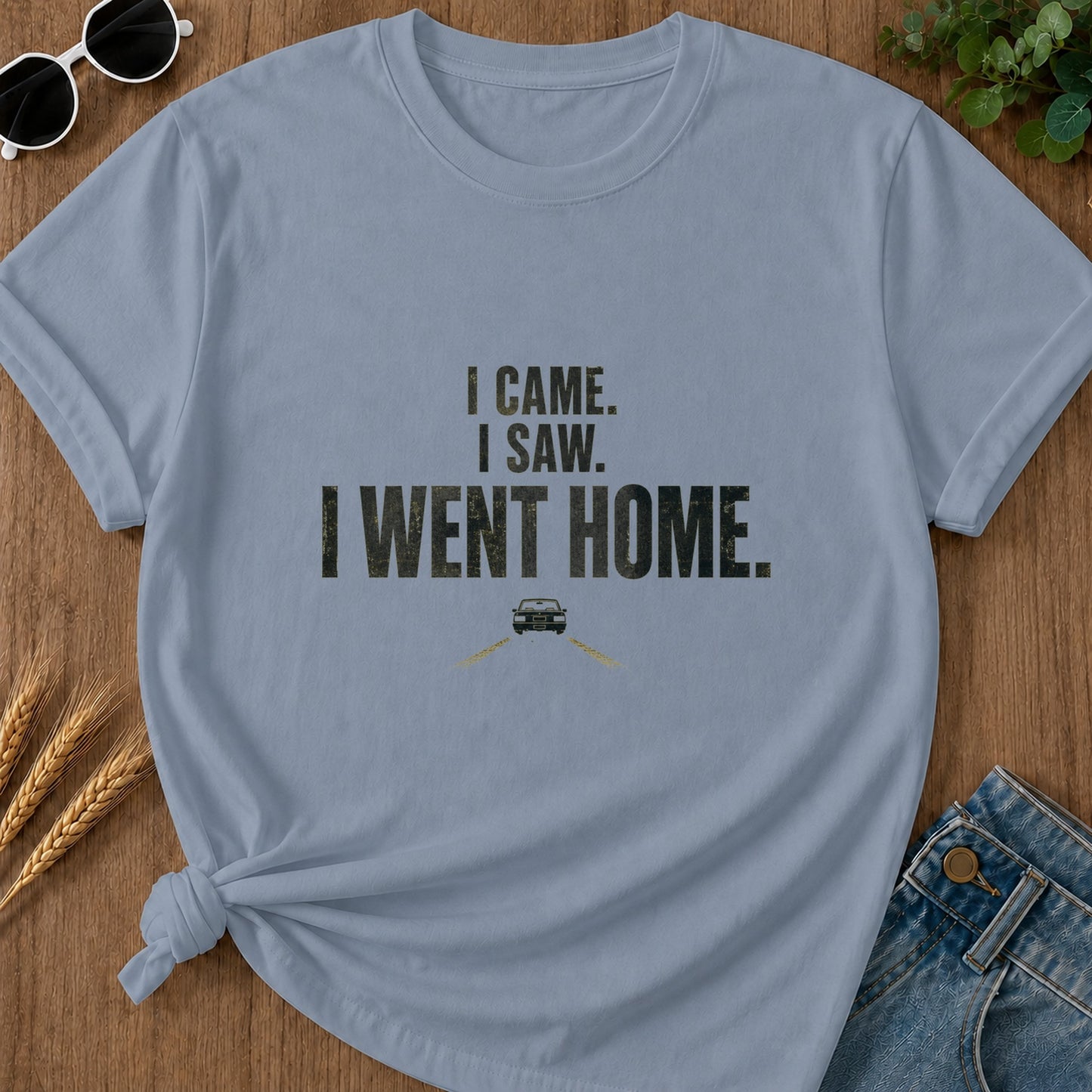 Cai Me Saw T-Shirt - Blue Jean