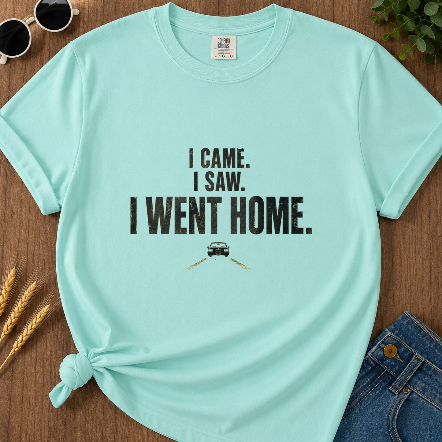 Cai Me Saw T-Shirt - Chalky Mint