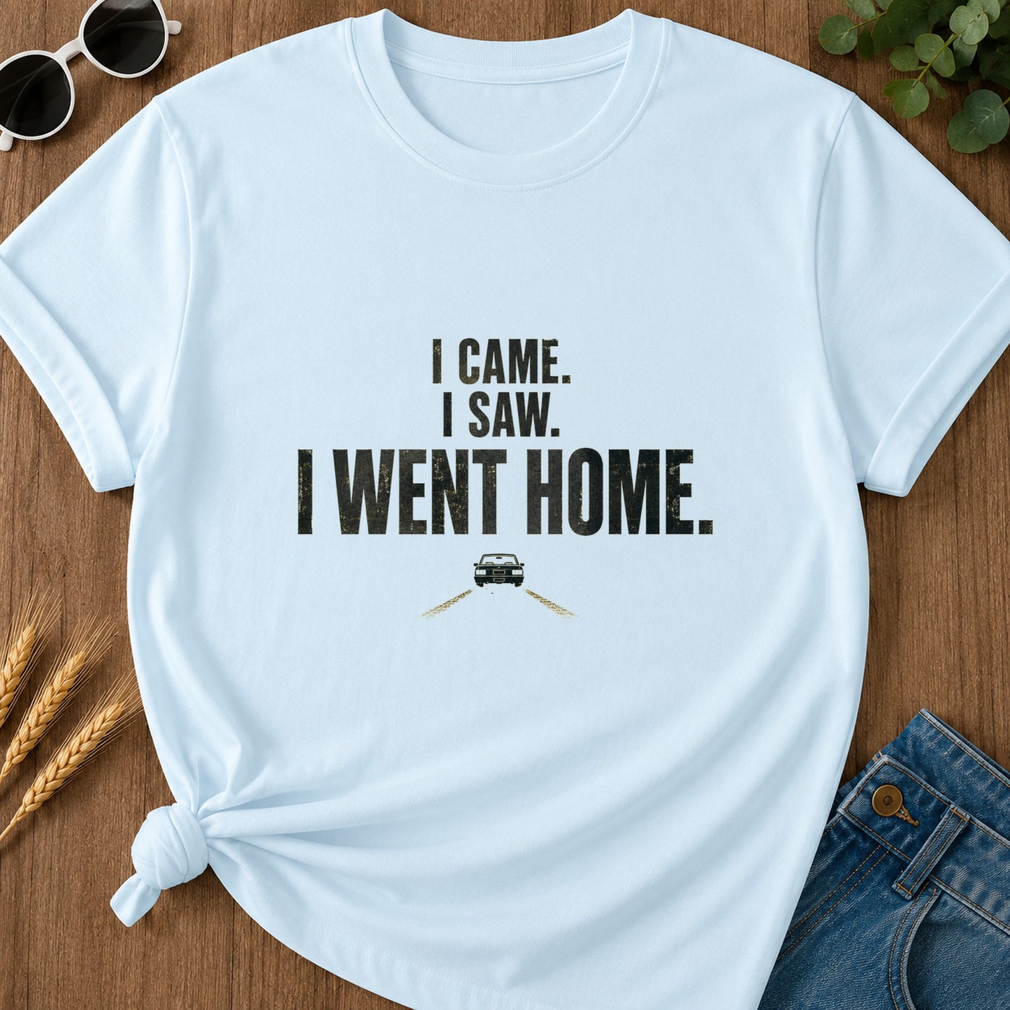 Cai Me Saw T-Shirt - Chambray