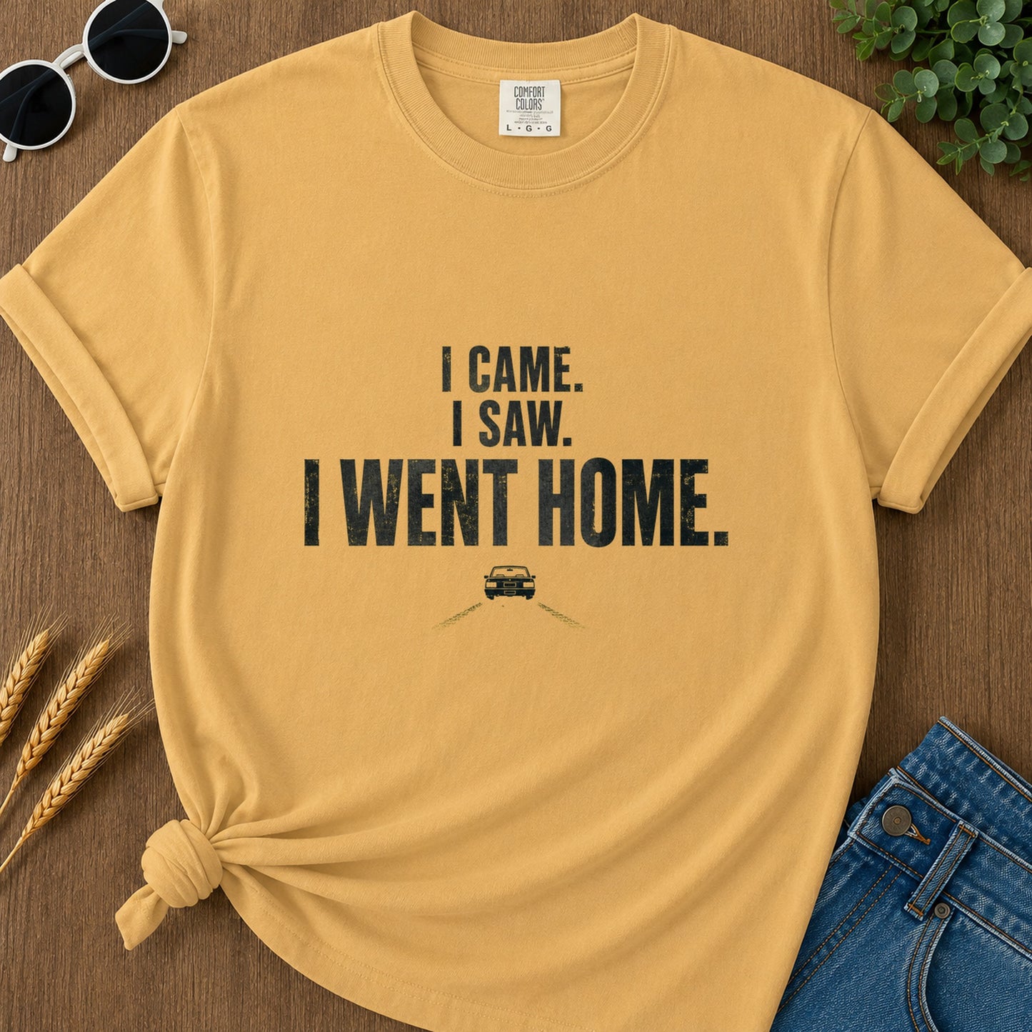 Cai Me Saw T-Shirt - Mustard