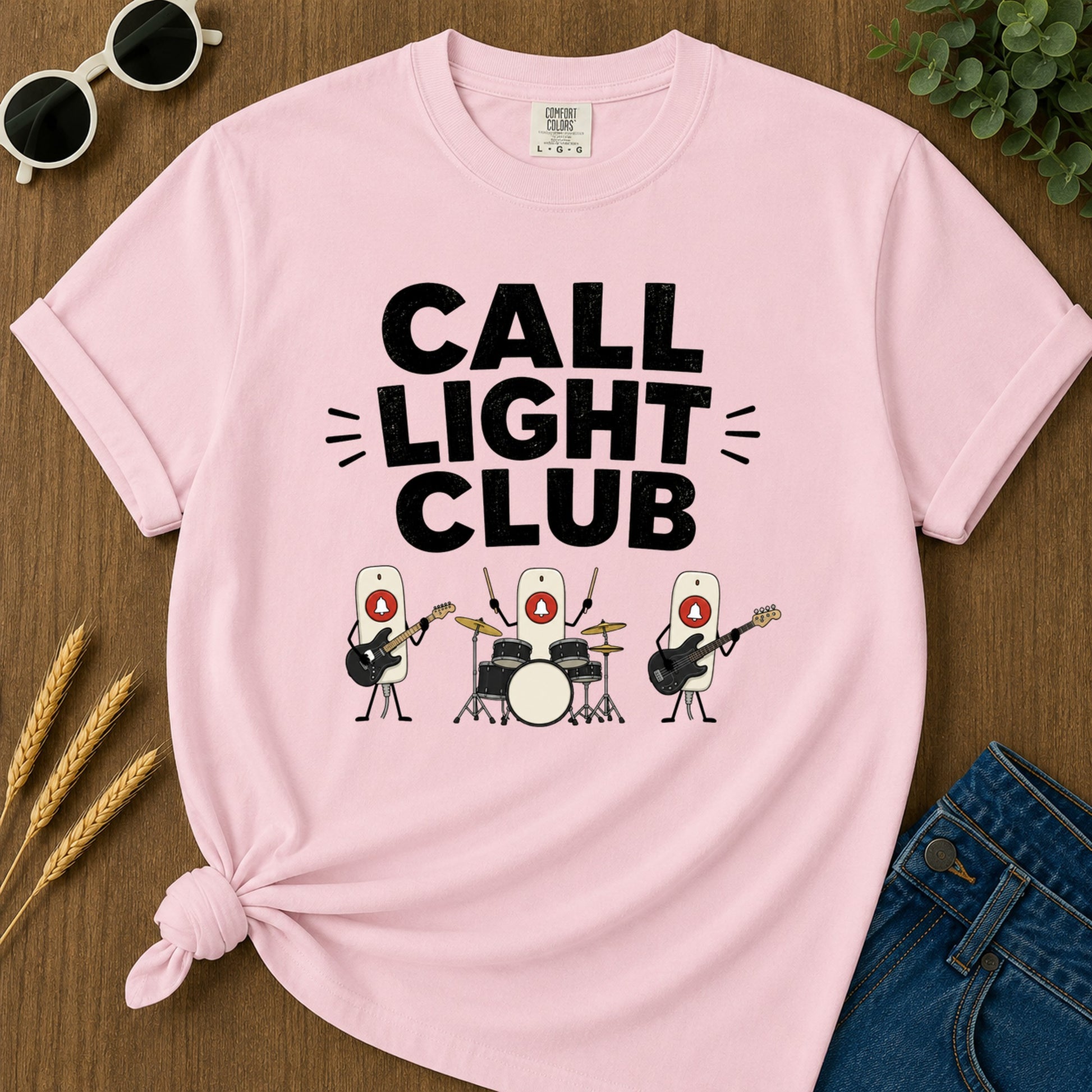 Call Light Club T-Shirt - Blossom