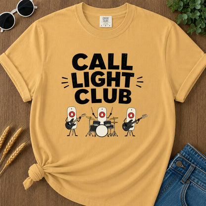 Call Light Club T-Shirt - Mustard