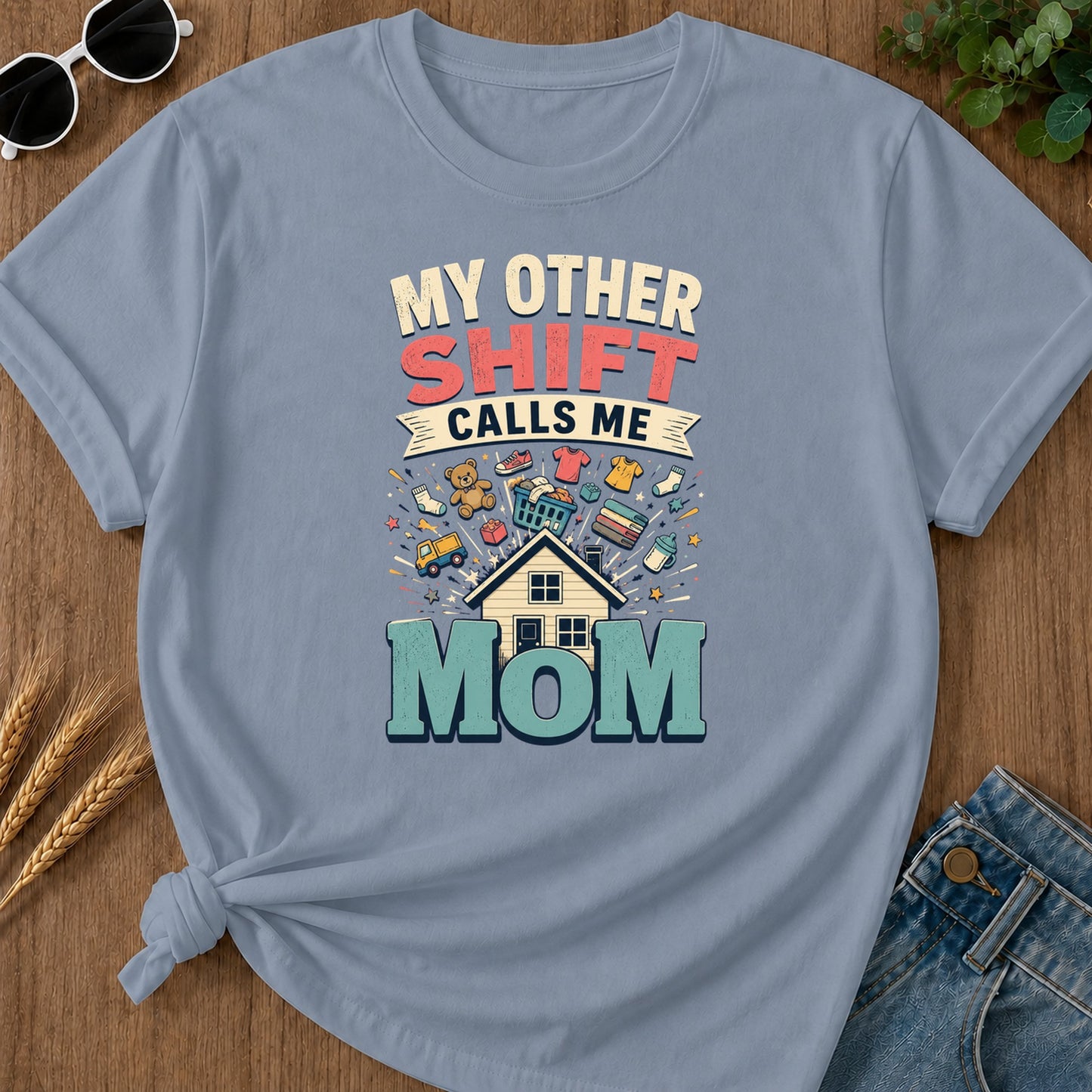 Calls Me 10 T-Shirt - Blue Jean