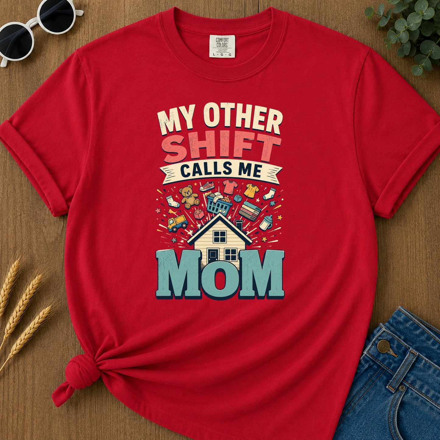 Calls Me 10 T-Shirt - Red