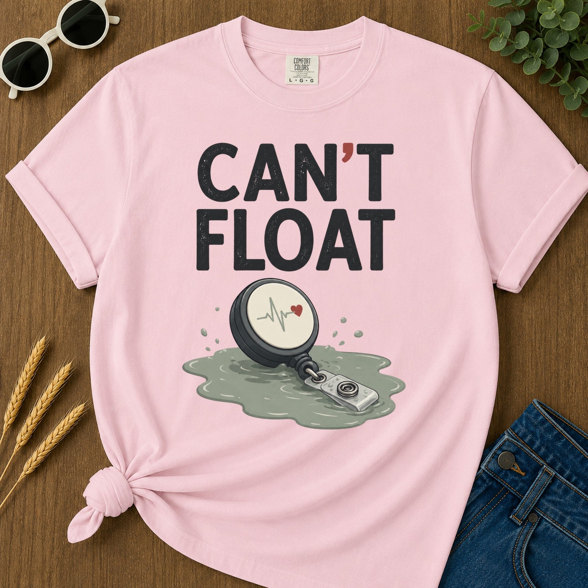 Cant Float T-Shirt - Blossom