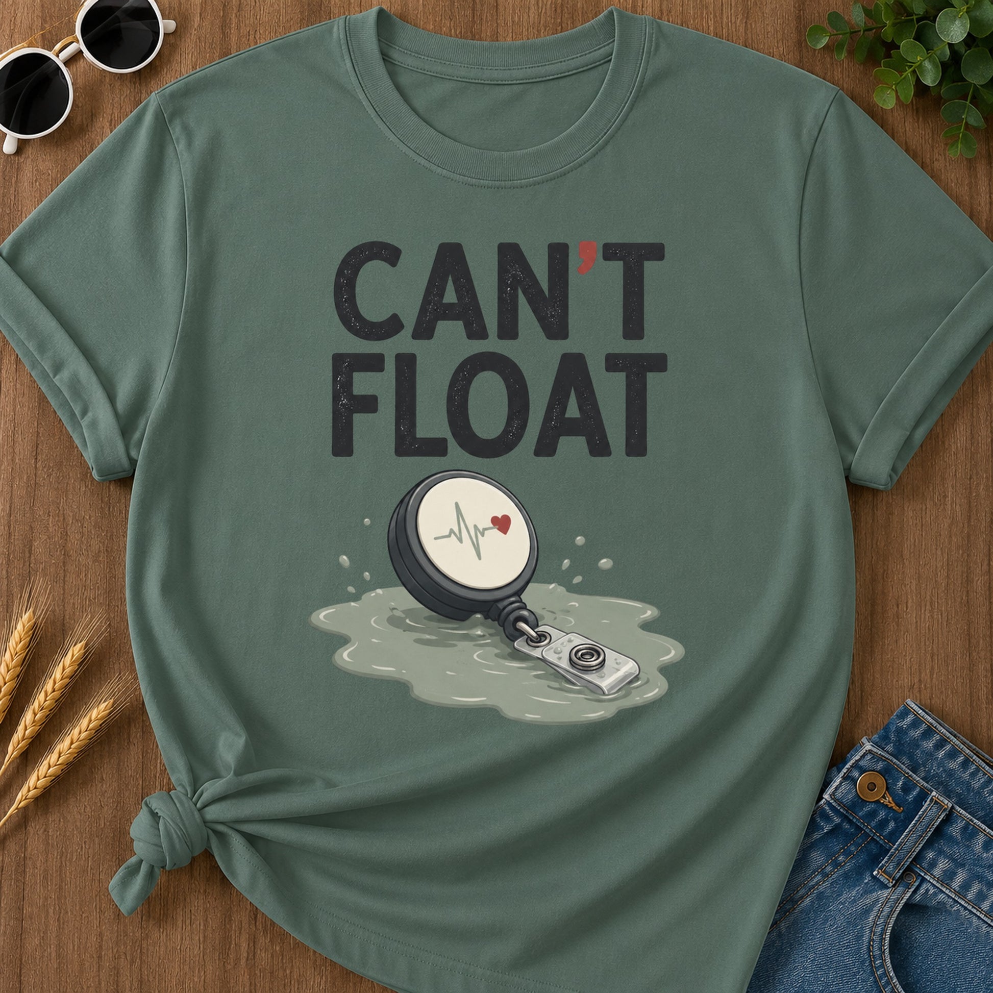 Cant Float T-Shirt - Blue Spruce