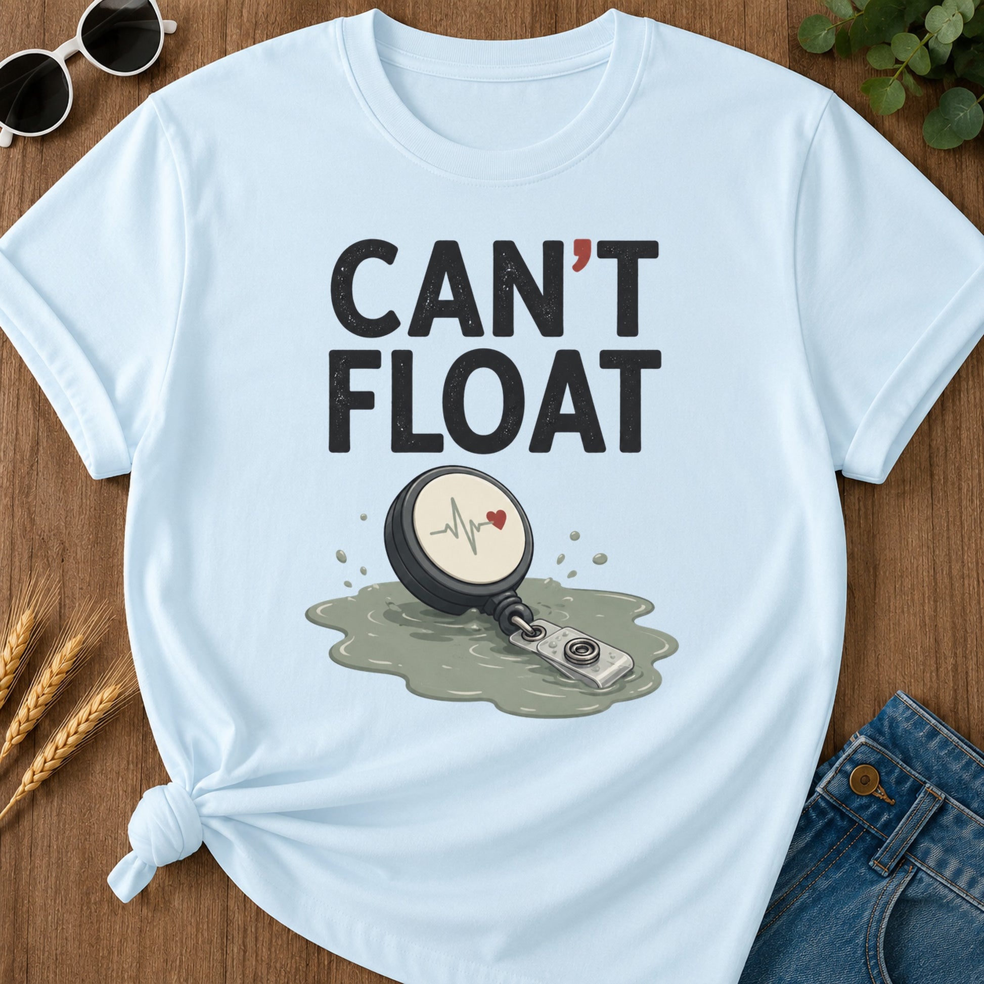 Cant Float T-Shirt - Chambray