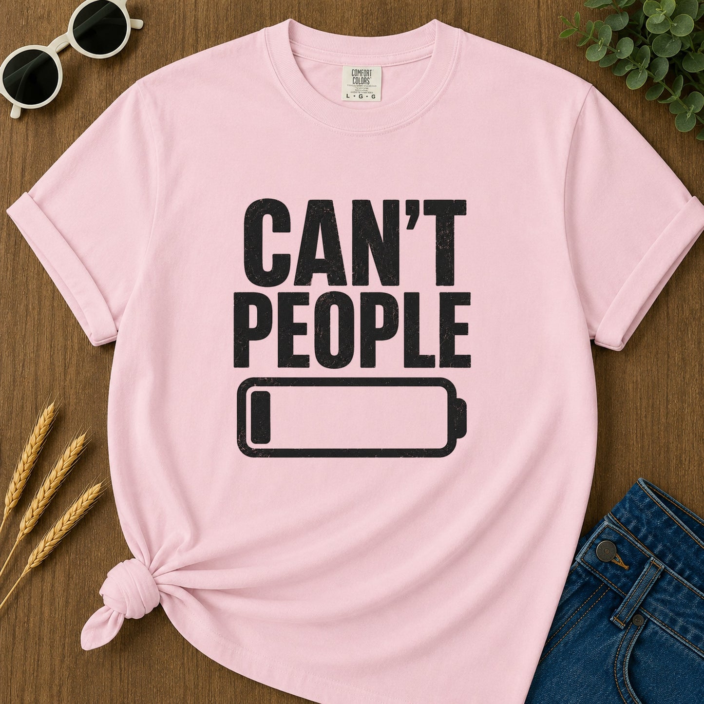 Cant People T-Shirt - Blossom