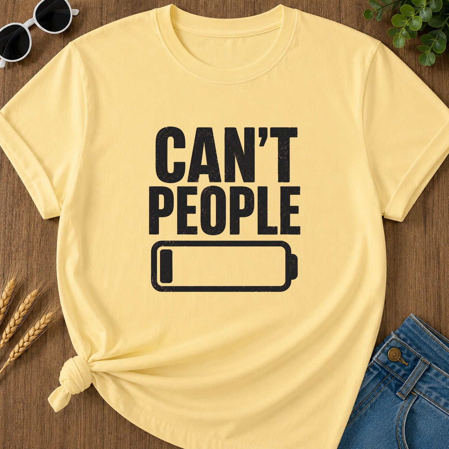 Cant People T-Shirt - Butter