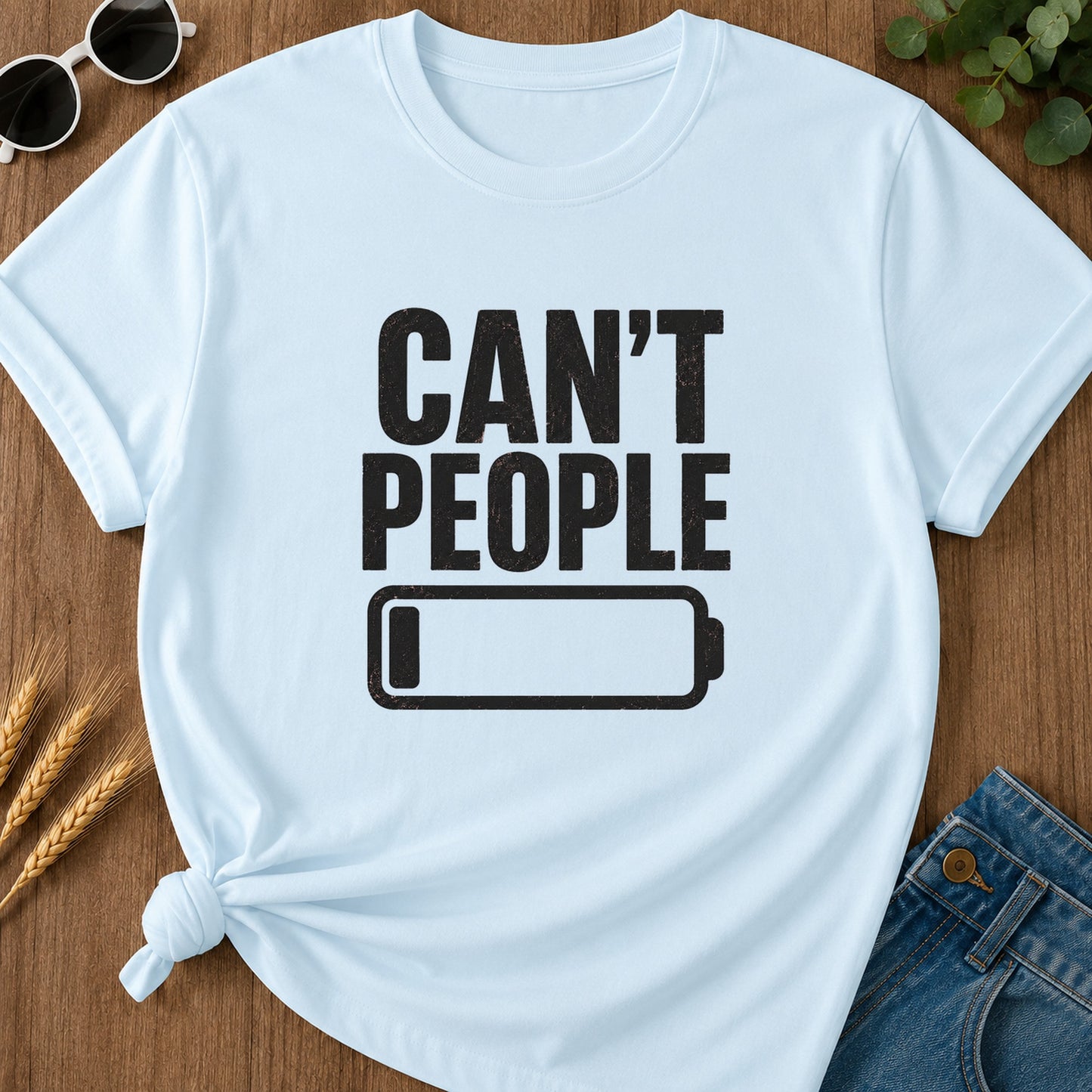 Cant People T-Shirt - Chambray