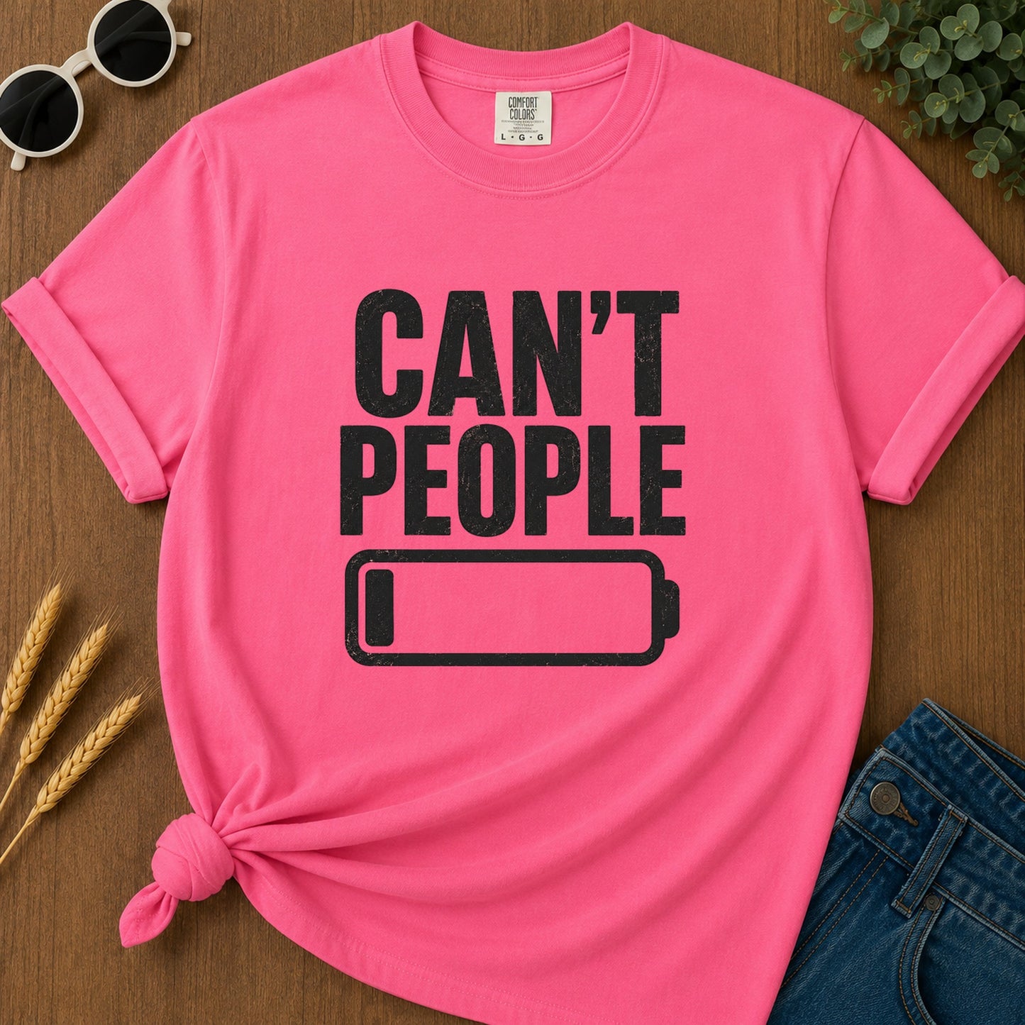 Cant People T-Shirt - Crunchberry