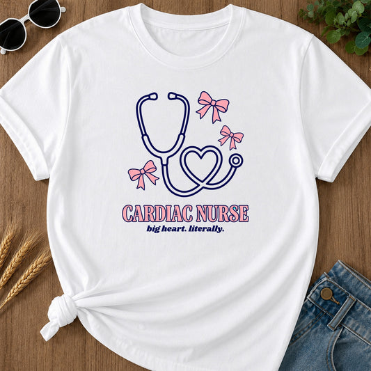 Cardiac Nurse T-Shirt — White