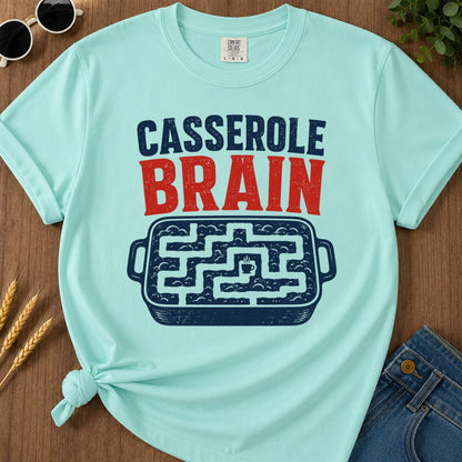 Casserole Brain T-shirt - Chalky Mint Mockup