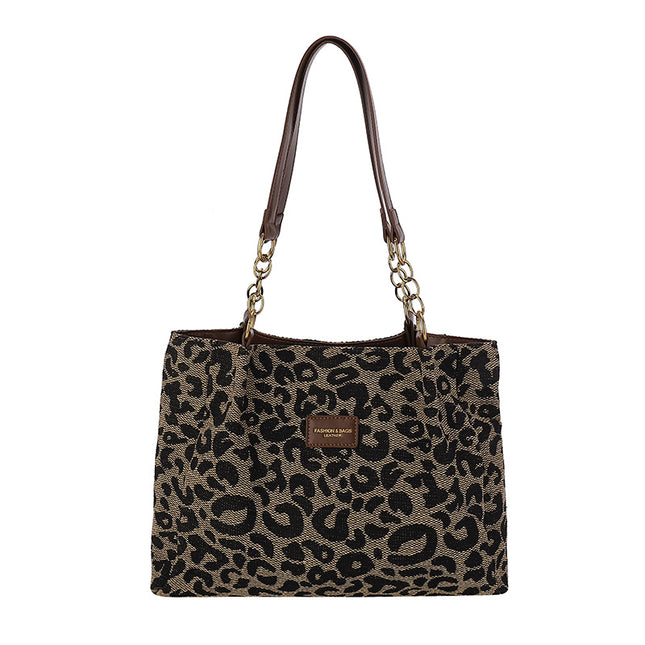 WildChain | Leopard Print Chain Shoulder Bag