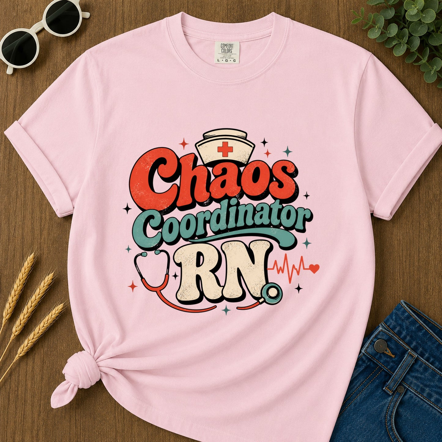 Chaos Coordinator T-Shirt - Blossom