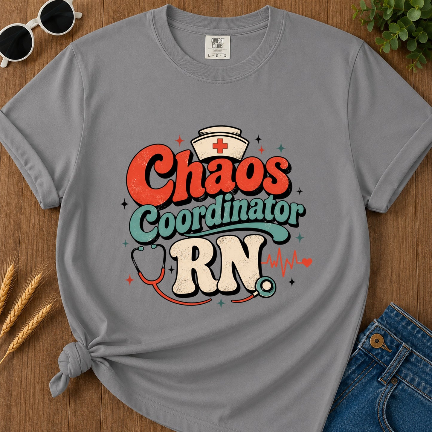 Chaos Coordinator T-Shirt - Grey