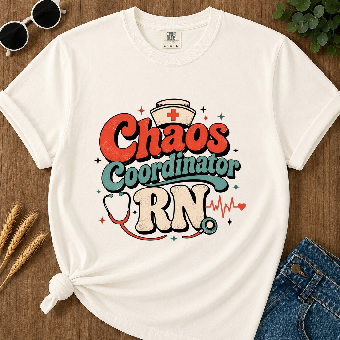 Chaos Coordinator T-Shirt - Ivory