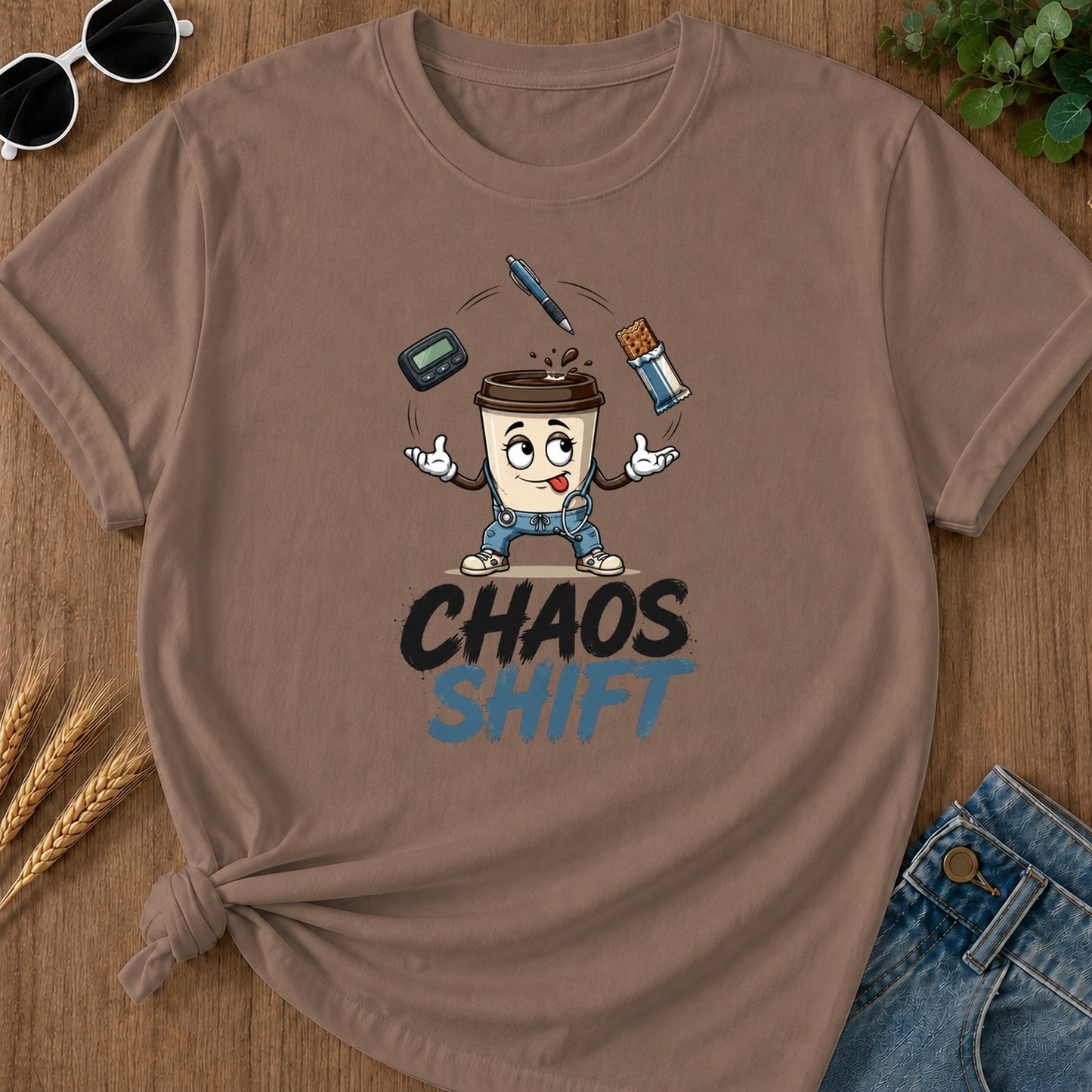 Chaos Shift T-Shirt - Espresso