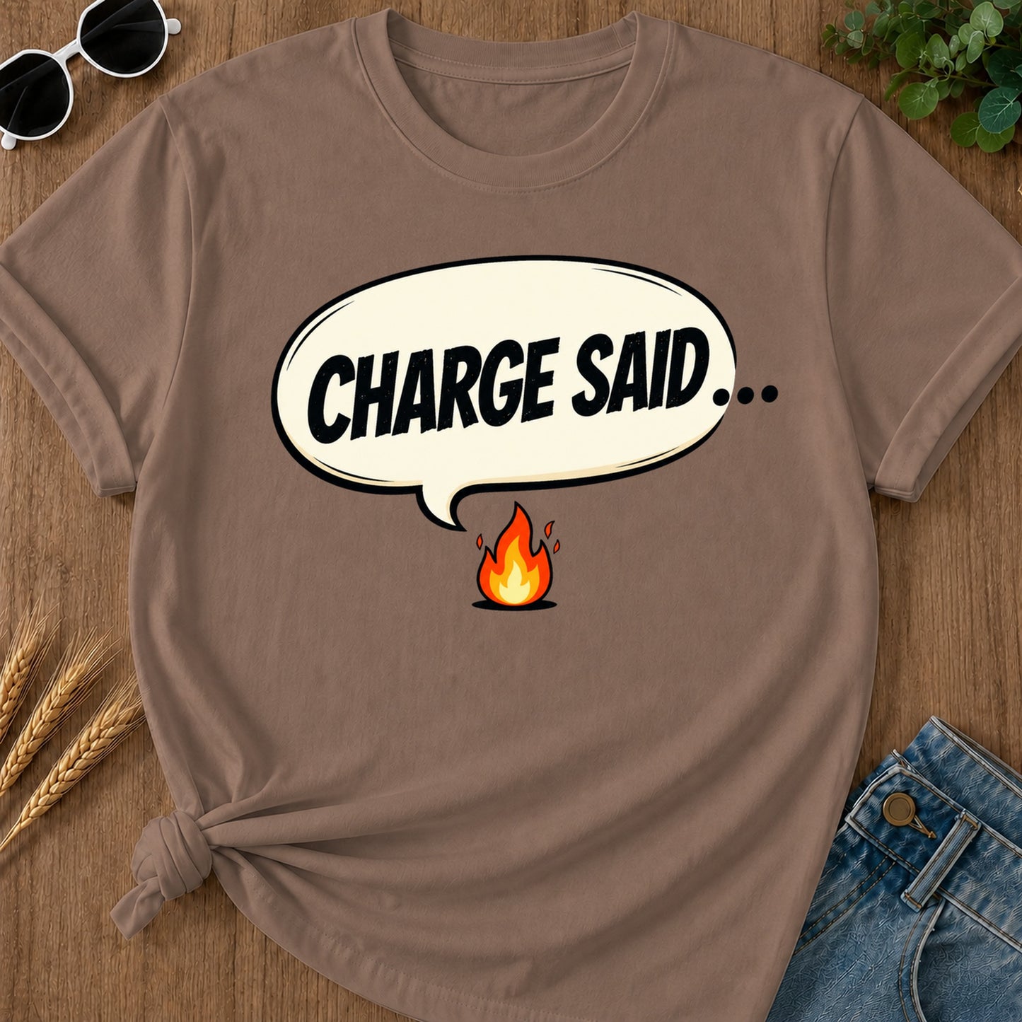 Charge Said T-Shirt - Espresso