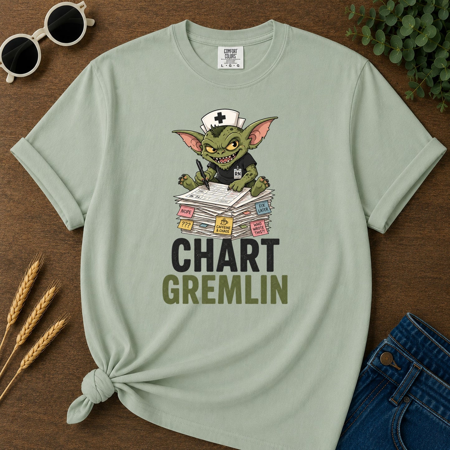 Chart Gremlin T-Shirt - Bay