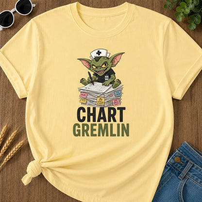 Chart Gremlin T-Shirt - Butter