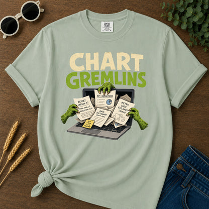 Chart Gremlins T-Shirt - Bay
