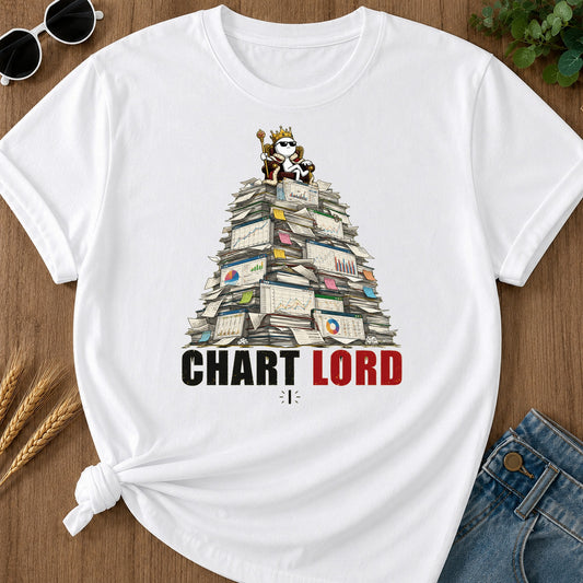 Chart Lord T-Shirt - White