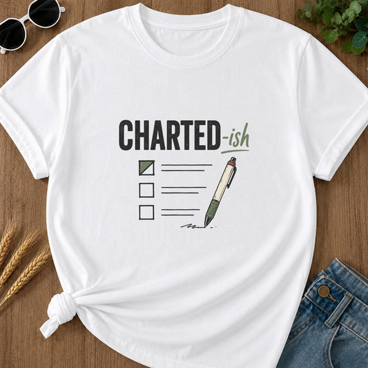 Charted Ish T-Shirt - White