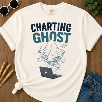Charting Ghost T-Shirt - Ivory