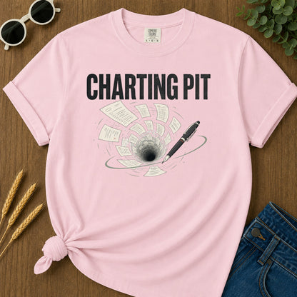 Charting Pit T-Shirt - Blossom