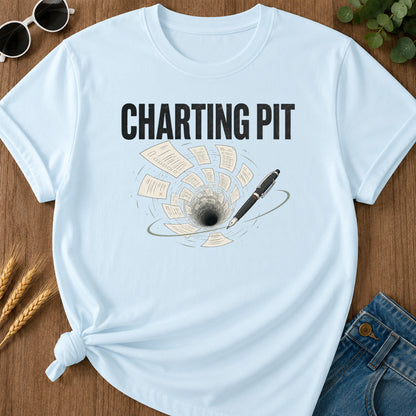 Charting Pit T-Shirt - Chambray