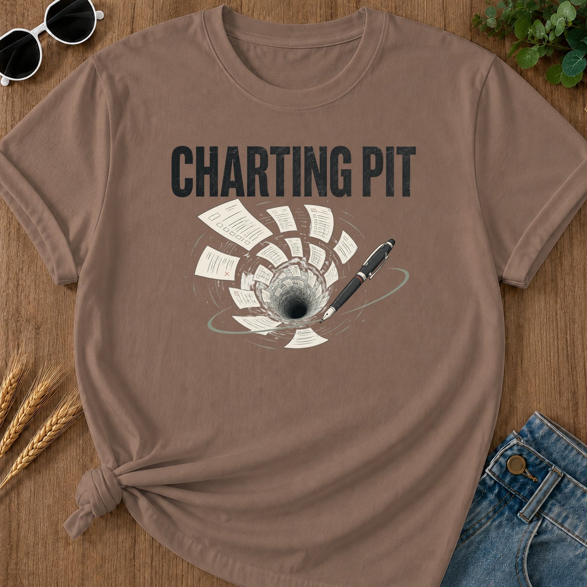 Charting Pit T-Shirt - Espresso
