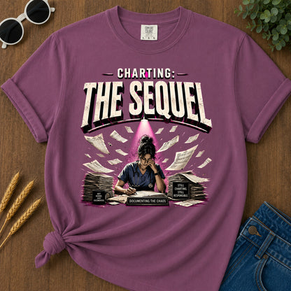 Charting The Sequel T-Shirt - Berry