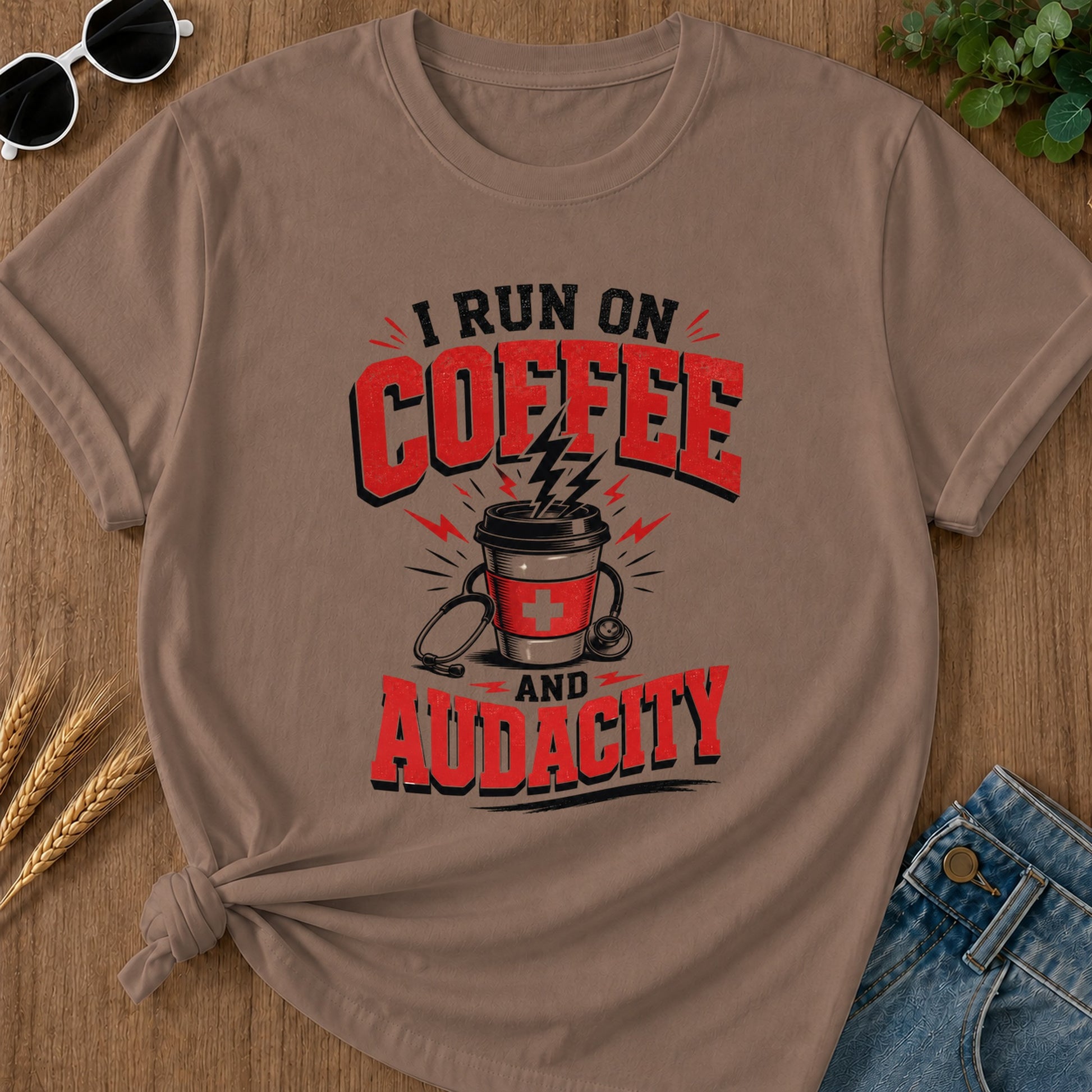 Coffee Audacity T-Shirt - Espresso