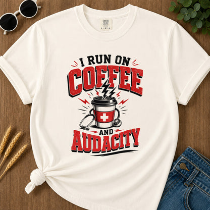 Coffee Audacity T-Shirt - Ivory