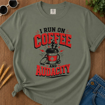 Coffee Audacity T-Shirt - Moss