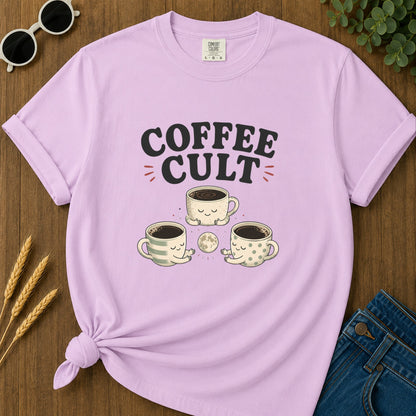 Coffee Cult T-Shirt - Orchid